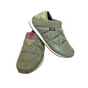 Teva ReEmber Slip On slippers OLIVE Size 6